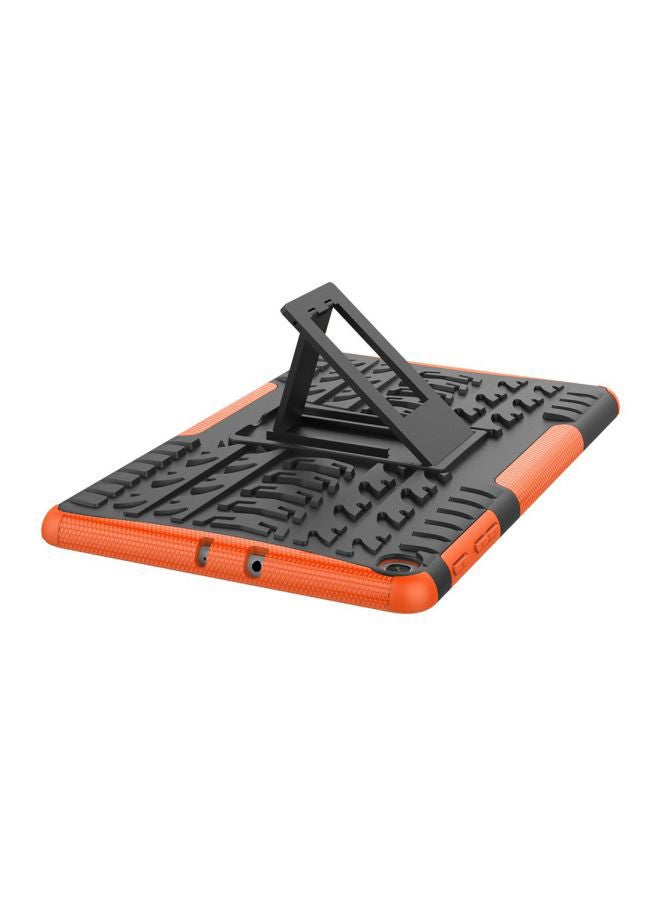 Loquat Protective Case Cover With Kickstand For Samsung Galaxy Tab A 10.1 (2019) Black/Orange - Image 2
