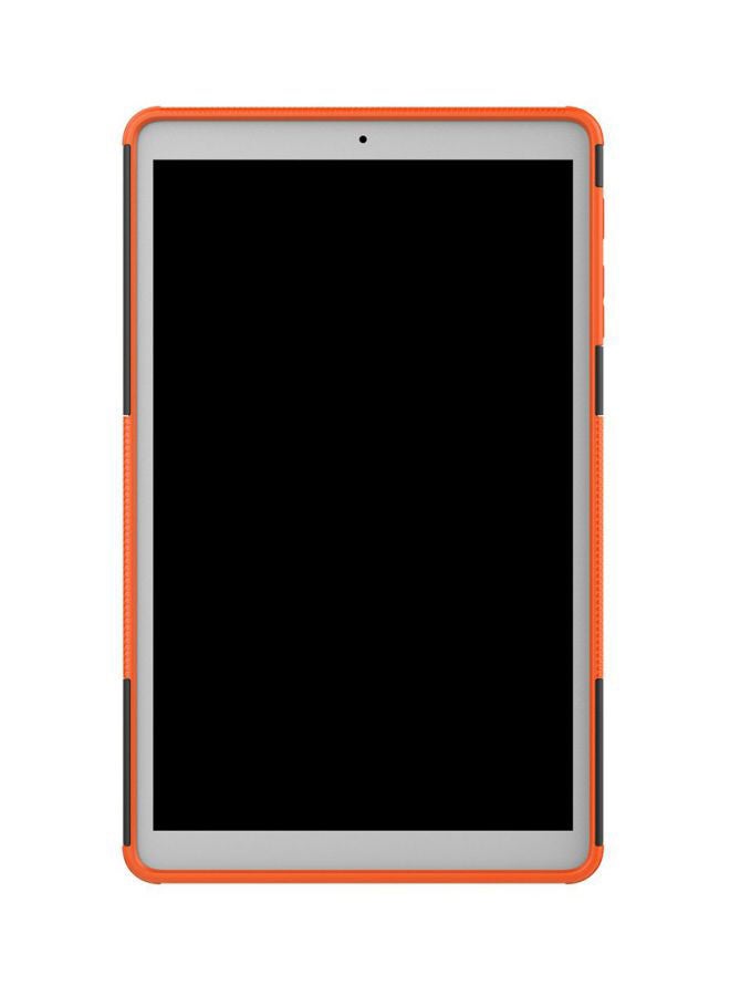 Loquat Protective Case Cover With Kickstand For Samsung Galaxy Tab A 10.1 (2019) Black/Orange - Image 3