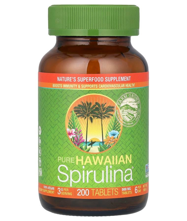 Nutrex Hawaii Pure Hawaiian Spirulina® 500 mg 200 Tablets