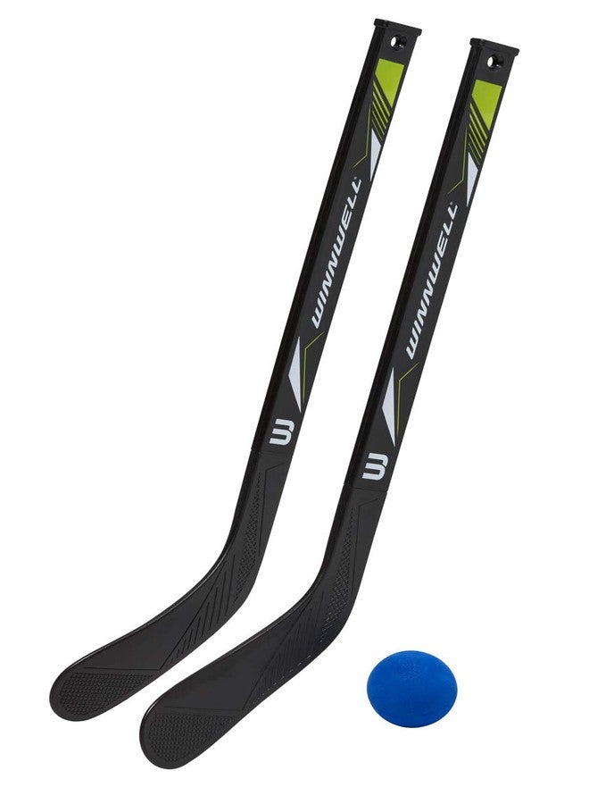 Winnwell Knee Hockey Goal Set - Indoor & Outdoor Hockey Training Equipment with Net Shooting Target, Sticks, Ball & Carry Case - Image 4