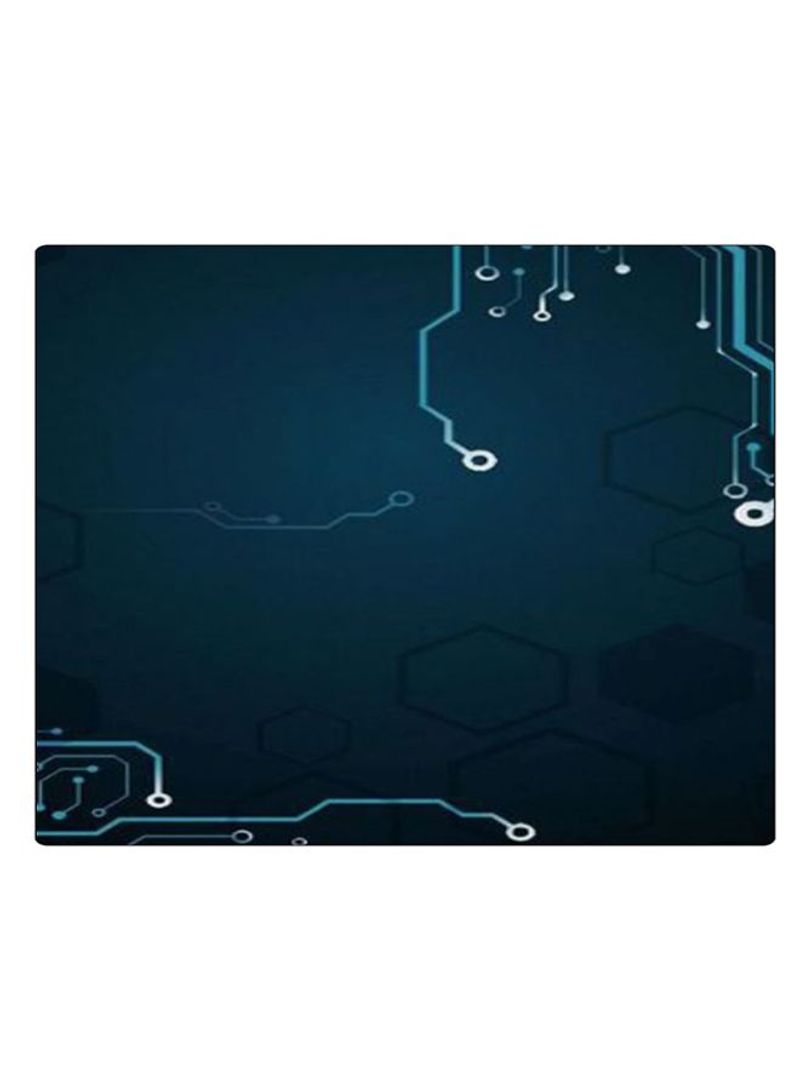 RKN Printed Anti-Slip Gaming Mouse Pad Blue/White