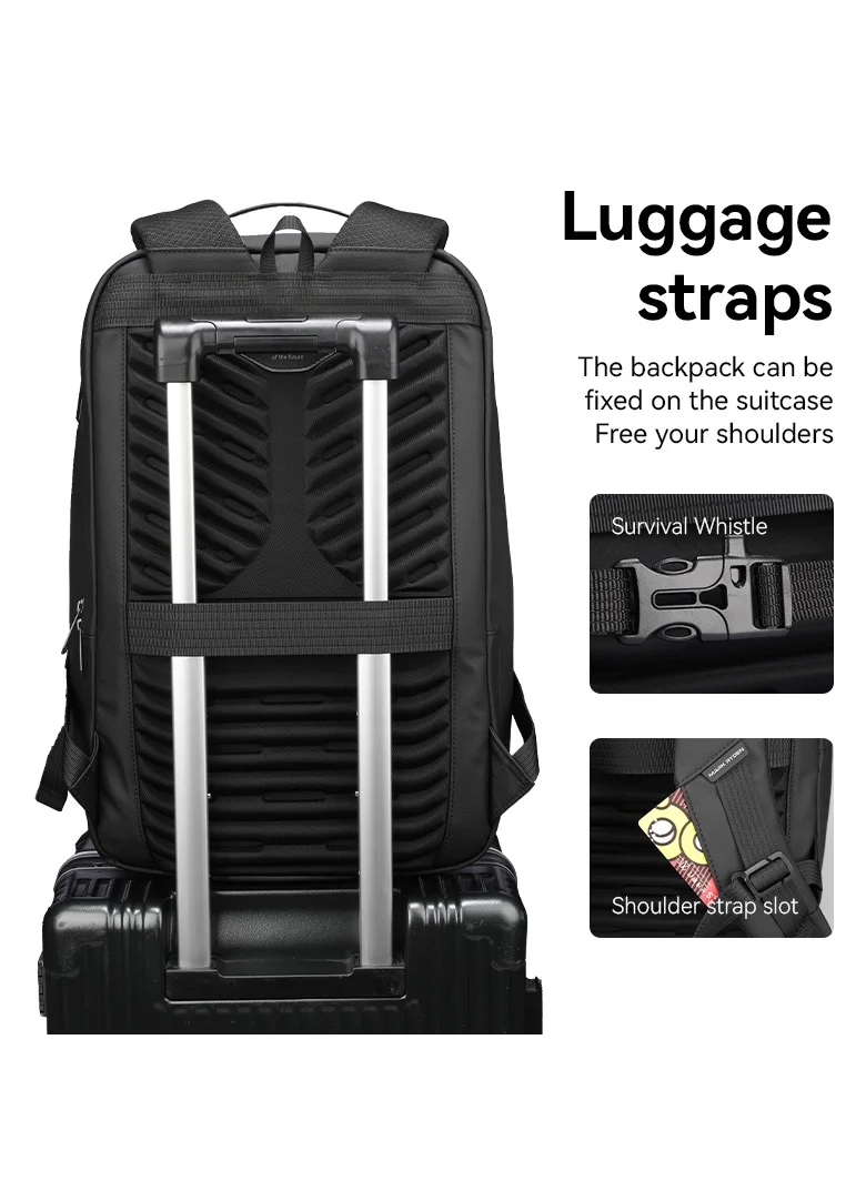 MARK RYDEN Mark Ryden 4076 Waterproof Backpack, USB Charging, 15,6 inch Laptop, Anti-Collision EVA Hard Shell, Large Capacity