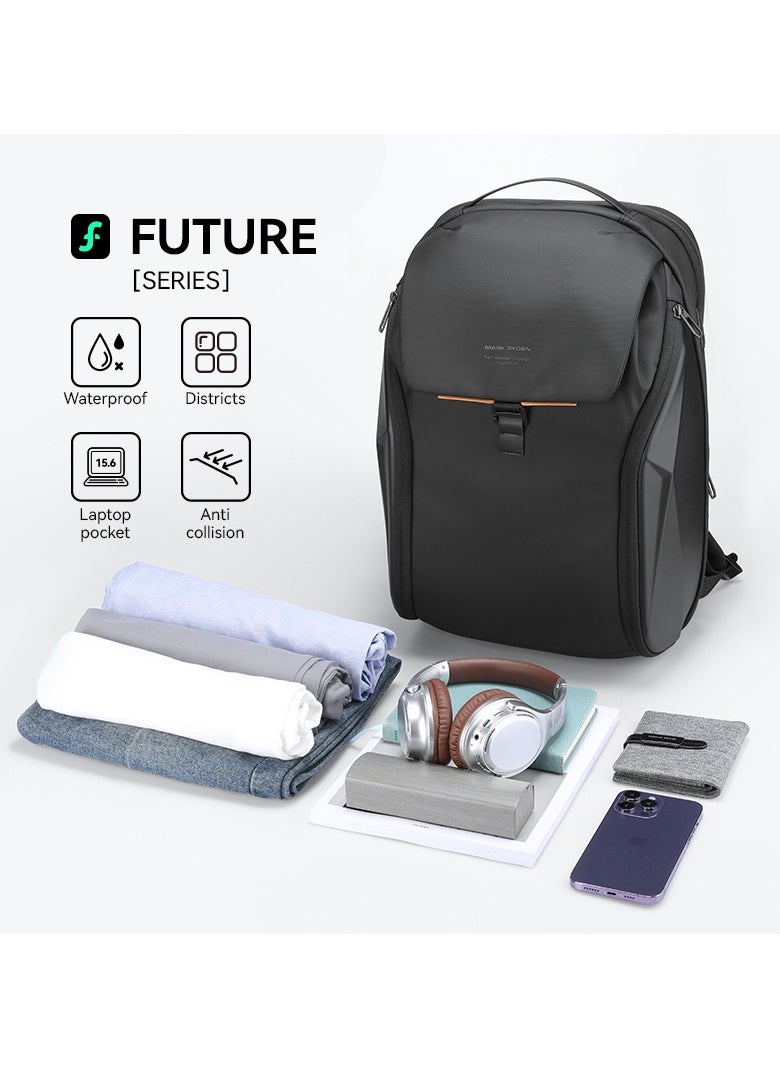MARK RYDEN - Mark Ryden 4076 Waterproof Backpack, USB Charging, 15,6 inch Laptop, Anti-Collision EVA Hard Shell, Large Capacity - Image 1