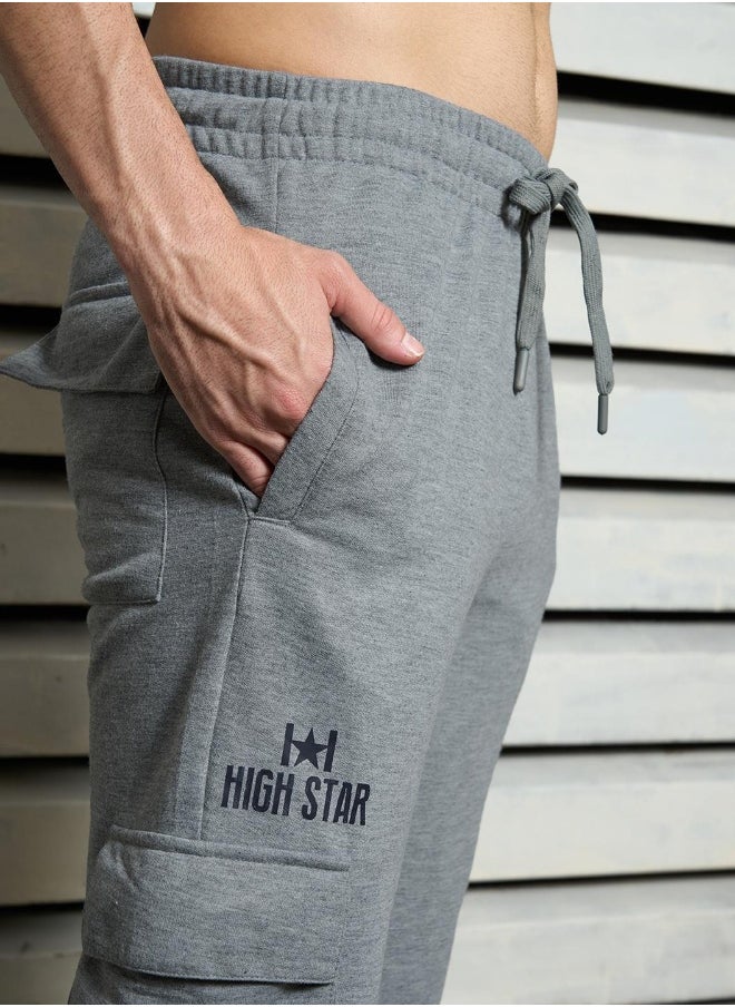 HIGH STAR - بنطلون رمادي للرجال - Image 1