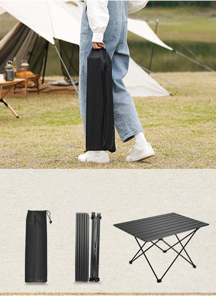 CityRiya-Long - Camping Table Folding Beach Table Outdoor Large 68*46cm Folding Camping Table Portable Dining Table Picnic Desk Lightweight Square Camp Table for Outdoor, Picnic, Cooking, Beach, Hiking, Fishing - Image 1