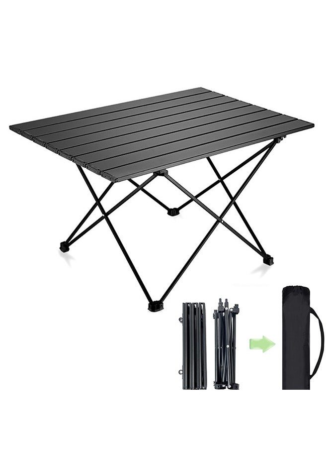 CityRiya-Long - Camping Table Folding Beach Table Outdoor Large 68*46cm Folding Camping Table Portable Dining Table Picnic Desk Lightweight Square Camp Table for Outdoor, Picnic, Cooking, Beach, Hiking, Fishing - Image 1