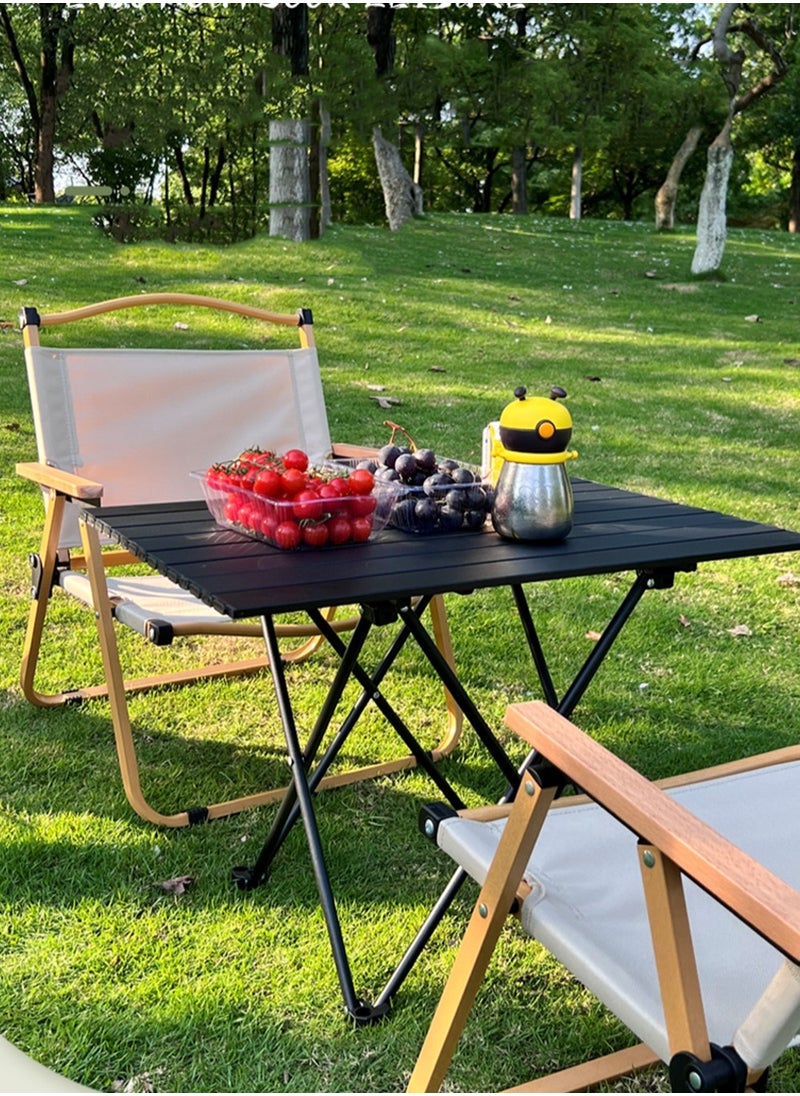 CityRiya-Long - Camping Table Folding Beach Table Outdoor Large 68*46cm Folding Camping Table Portable Dining Table Picnic Desk Lightweight Square Camp Table for Outdoor, Picnic, Cooking, Beach, Hiking, Fishing - Image 1