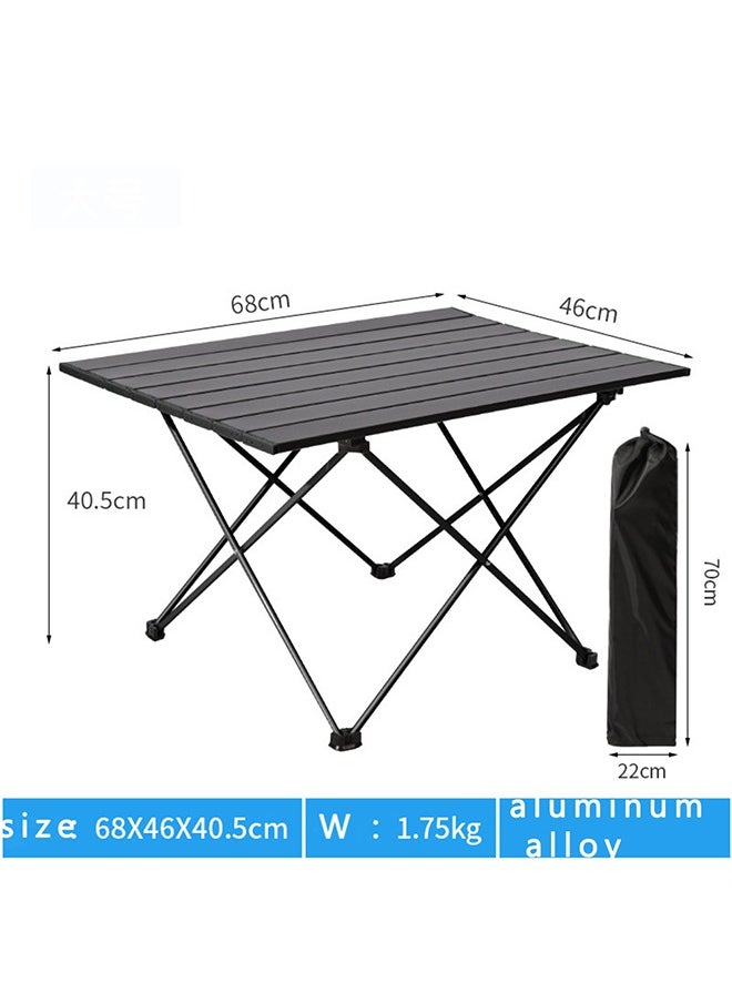 CityRiya-Long - Camping Table Folding Beach Table Outdoor Large 68*46cm Folding Camping Table Portable Dining Table Picnic Desk Lightweight Square Camp Table for Outdoor, Picnic, Cooking, Beach, Hiking, Fishing - Image 1
