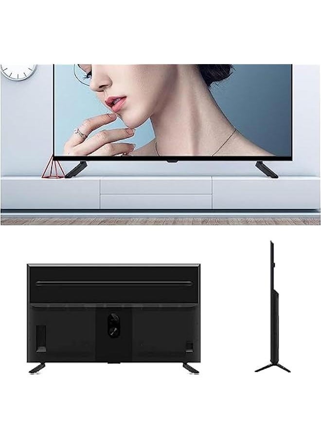 HOOKOR - TV Stand Legs, Table Top TV Stand Base Replacement Legs for Most 32 to 55 Inch LCD LED for Samsung LG Sony VIZIO TCL KONKA TVs, with Cable Management, Hold up to 99lbs - Image 1