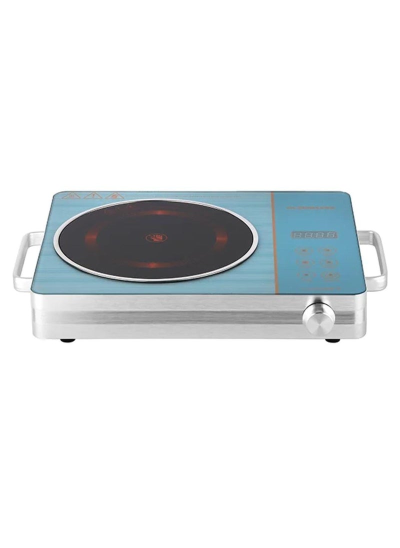 Generic - Infrared Cooker Single | Multi-Function High Heating Efficiency | Touch Button Knob & Sensor Touchpad | Aluminium Housing | Child Safety | Timer Settings | Fast Cooking - Image 1