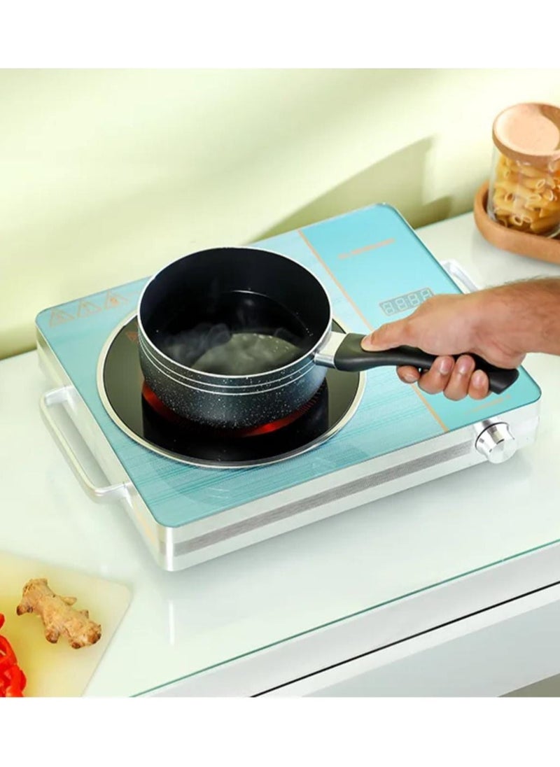 Generic - Infrared Cooker Single | Multi-Function High Heating Efficiency | Touch Button Knob & Sensor Touchpad | Aluminium Housing | Child Safety | Timer Settings | Fast Cooking - Image 1
