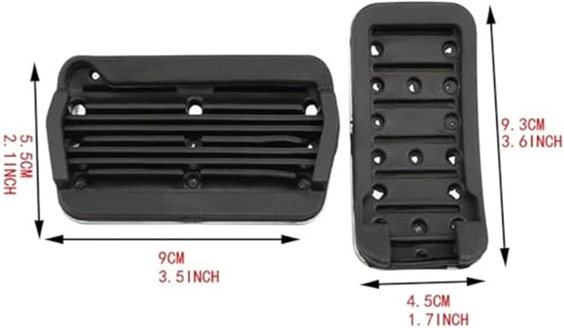 Wivplex Stainless Steel Pedal Pad Set for Volvo - Image 4