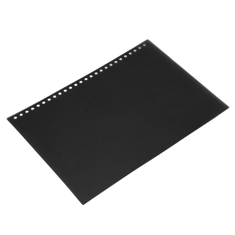 aqxreight B5 26 Cover Frosted Translucent Rollable PP Page Binding Cover for Reports Presentations 50pcs Red (Black) - Image 2