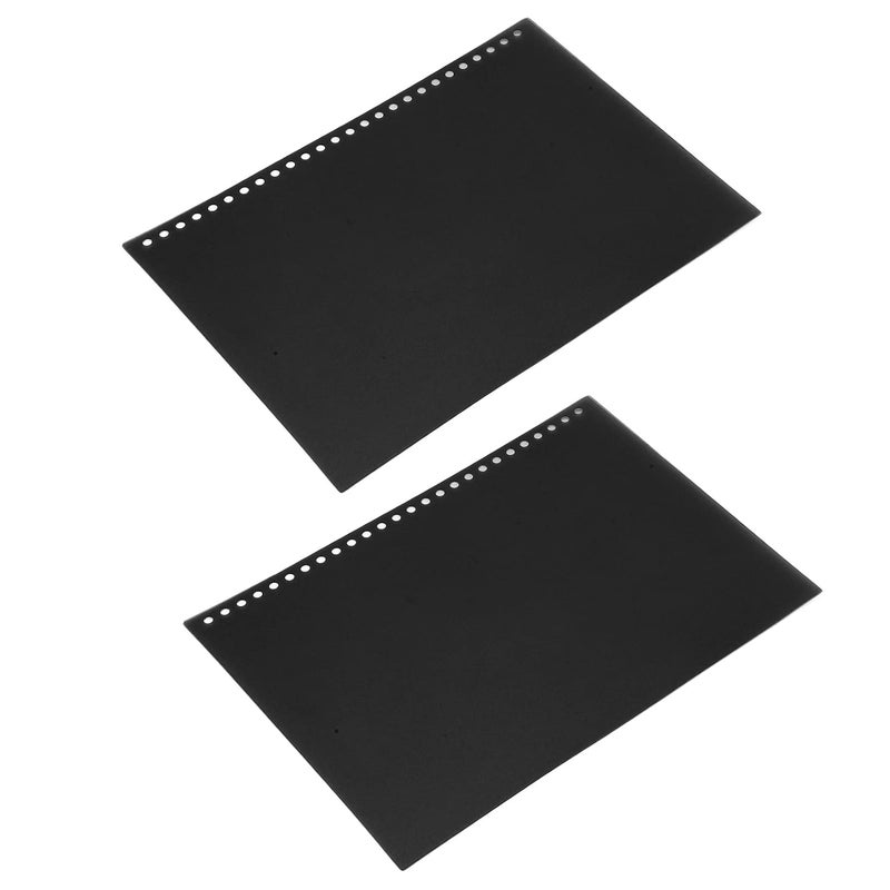 aqxreight B5 26 Cover Frosted Translucent Rollable PP Page Binding Cover for Reports Presentations 50pcs Red (Black) - Image 3