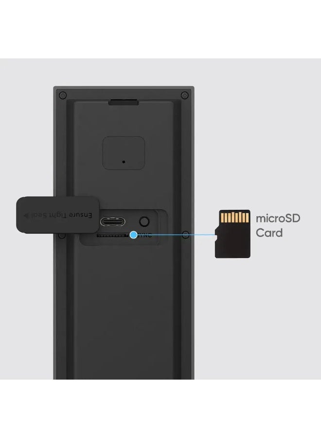 إيوفي كاميرا باب فيديو أمان لاسلكية C30 من eufy، مكالمة فيديو مباشرة، دقة 2K FHD، تعمل بالبطارية، عرض واسع 16:9، سهلة التركيب، كشف الحركة والأشخاص، متوافقة مع HomeBase S380، بدون رسوم شهرية - Image 4