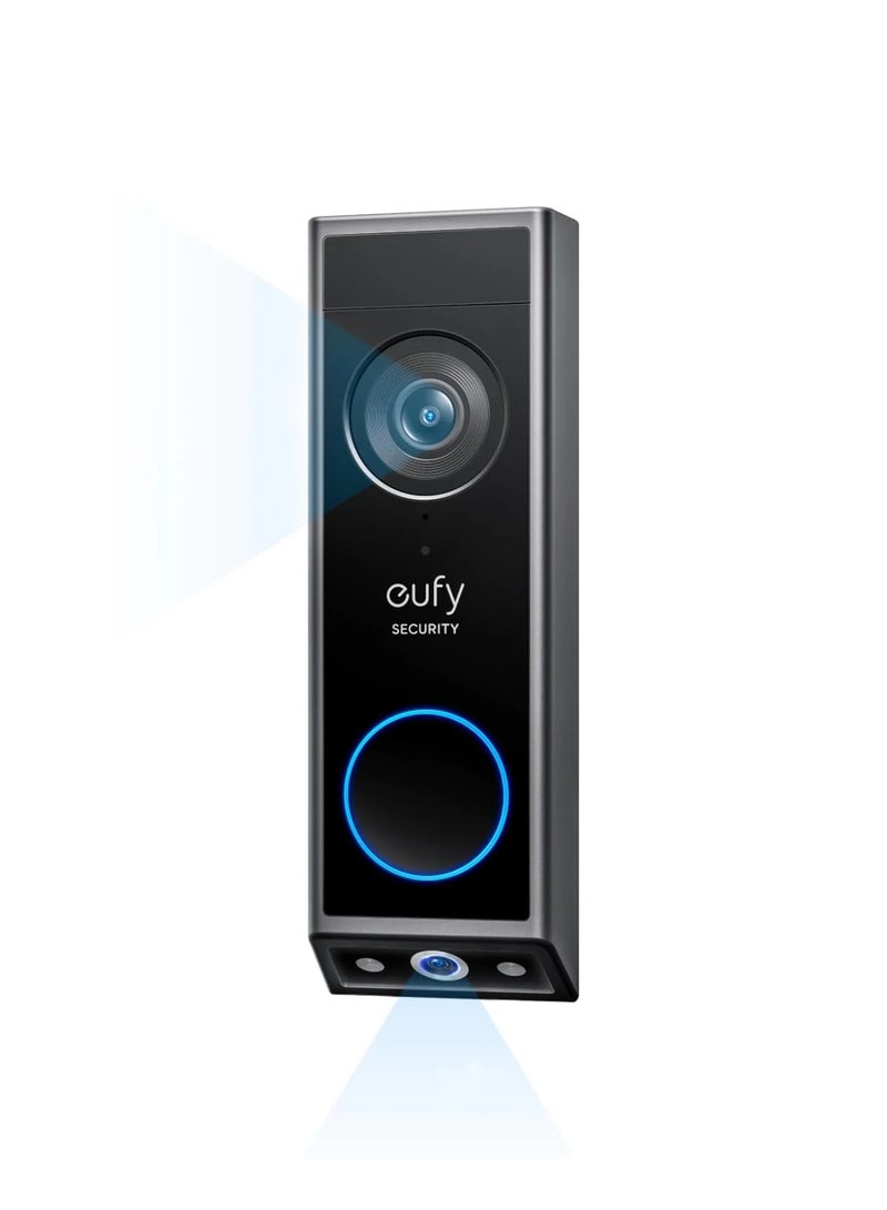 إيوفي كاميرا باب فيديو أمان لاسلكية C30 من eufy، مكالمة فيديو مباشرة، دقة 2K FHD، تعمل بالبطارية، عرض واسع 16:9، سهلة التركيب، كشف الحركة والأشخاص، متوافقة مع HomeBase S380، بدون رسوم شهرية - Image 3