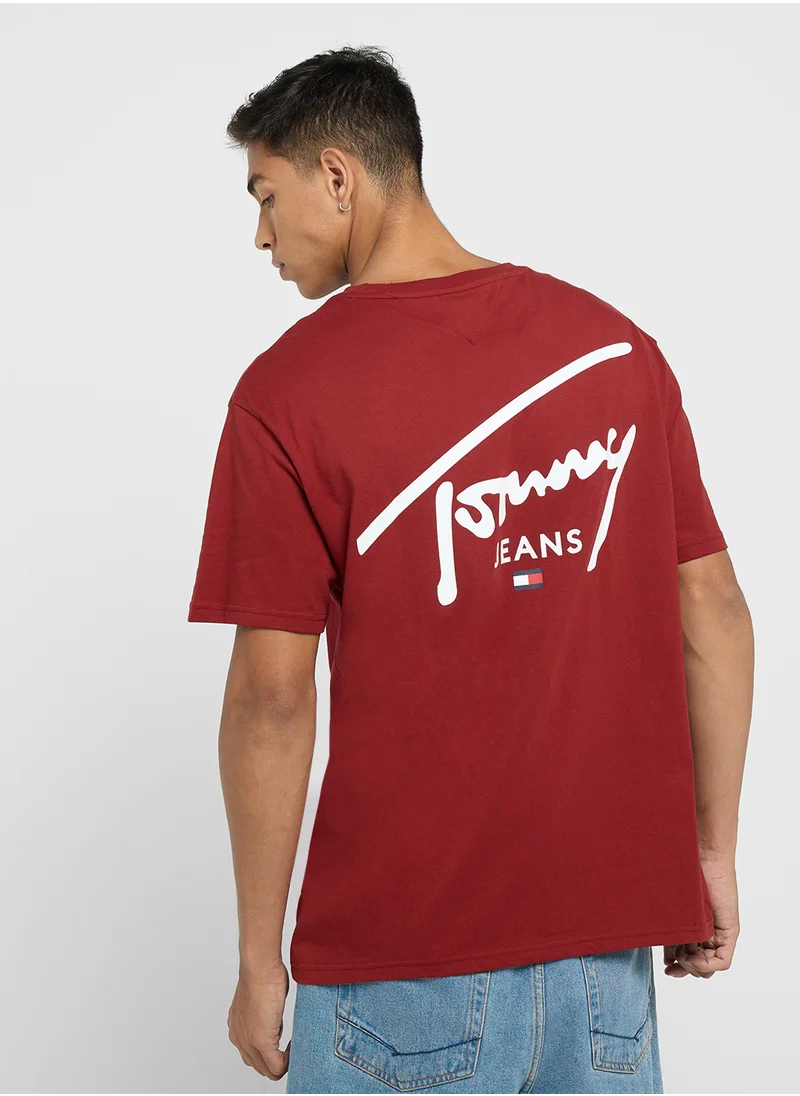 TOMMY JEANS Logo Print T-Shirt