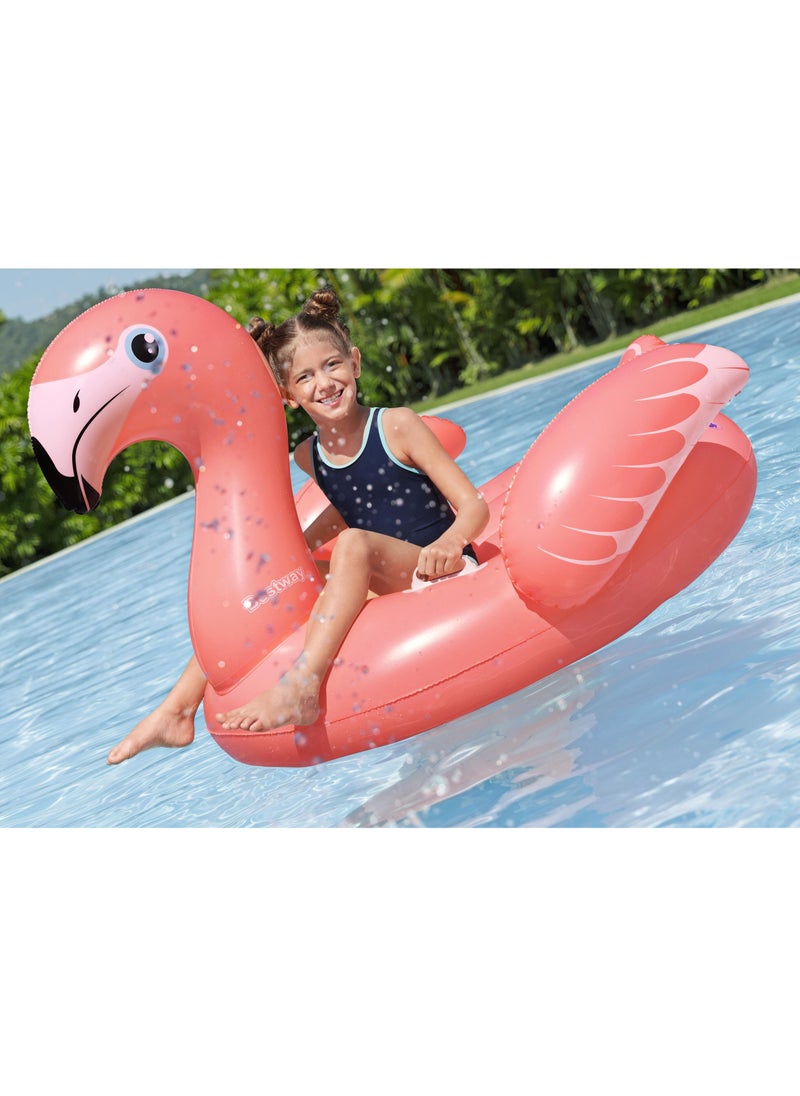 Bestway Rider Fancy Flamingo 138x107cm | Inflatable Ride-on | Pool Float | Summer Water Toy | Pool & Beach Toy - pzsku/Z7113169B1382CC059D32Z/45/1741602891/00bd9ca5-a7a3-4b28-a430-8f171b77a067