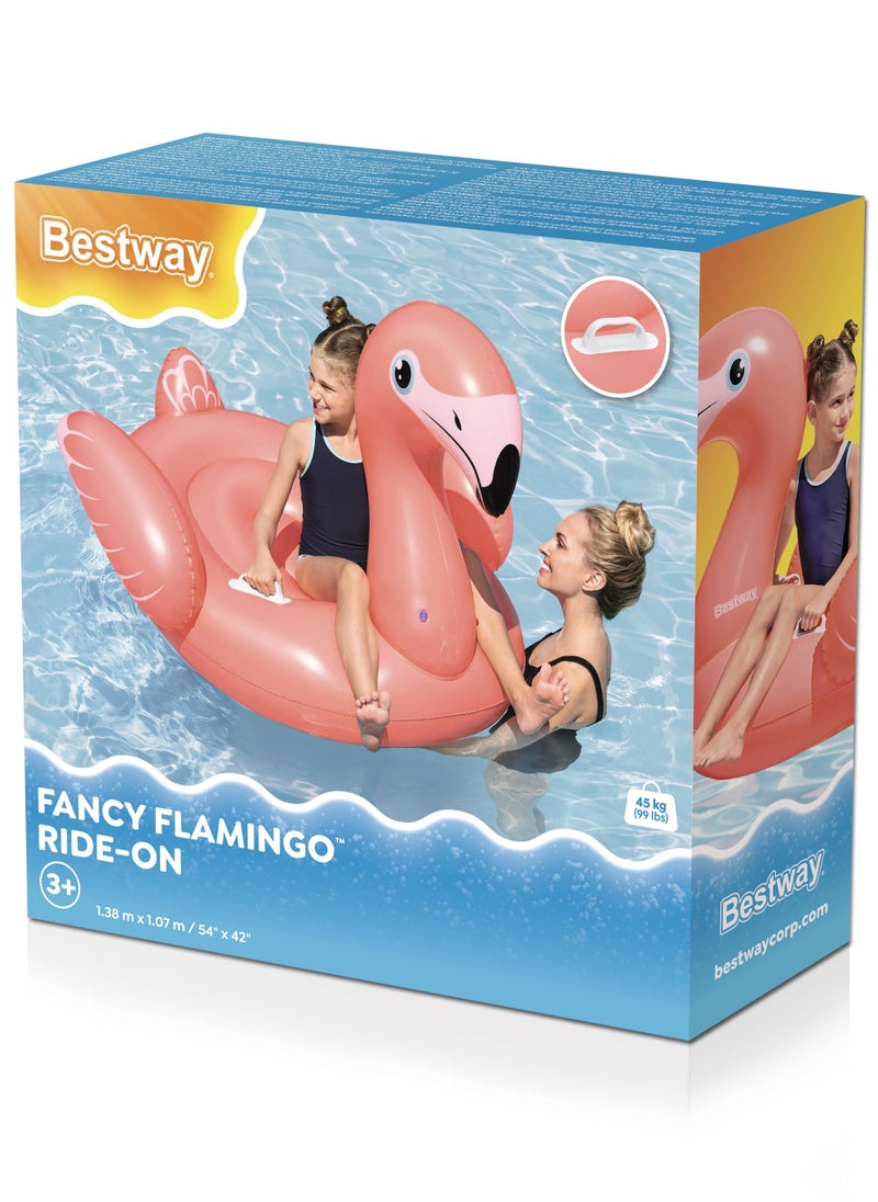 Bestway Rider Fancy Flamingo 138x107cm | Inflatable Ride-on | Pool Float | Summer Water Toy | Pool & Beach Toy - pzsku/Z7113169B1382CC059D32Z/45/1741602932/af4e8923-e16a-46c9-8680-9a9734e37bbf