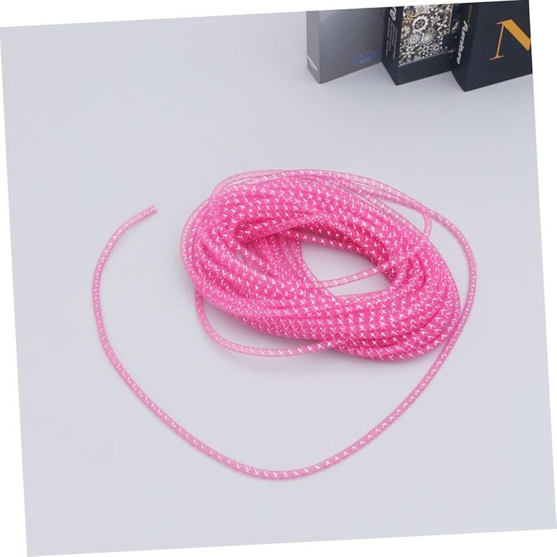أنبوب شبكي مرن أحمر اللون من البطيخ لصنع المجوهرات DIY إمدادات حرفية لصنع الأساور - Image 5