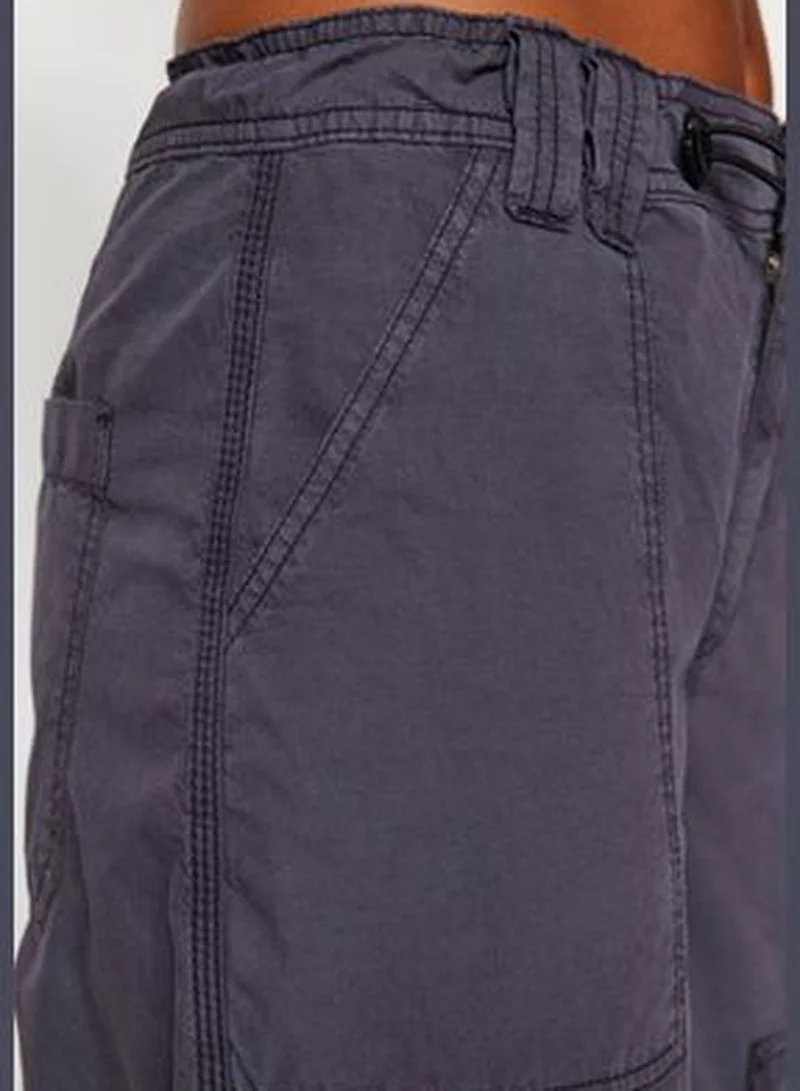 trendyol Gray Low Waist Jogger Jeans with Cargo Pocket TWOAW24JE00213