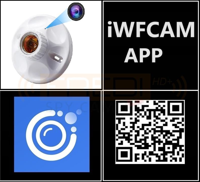 FREDI HD PLUS FREDI HD PLUS New WiFi Holder Hidden HD Mini cam 1080p Audio Video Recording Watch Live 24 Hours Small Surveillance Security Inbuilt 32GB SD Card iWFCam APP  - Image 2