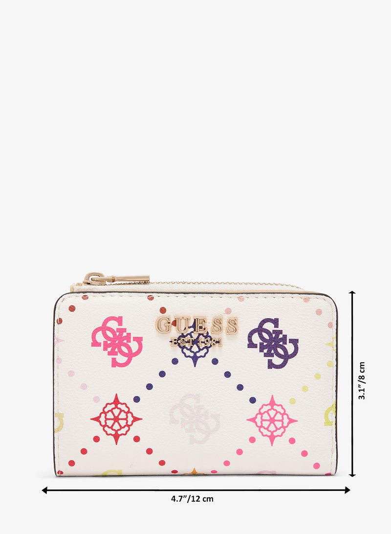 GUESS Emelie Logo Zip Around Cardholder - Image 5