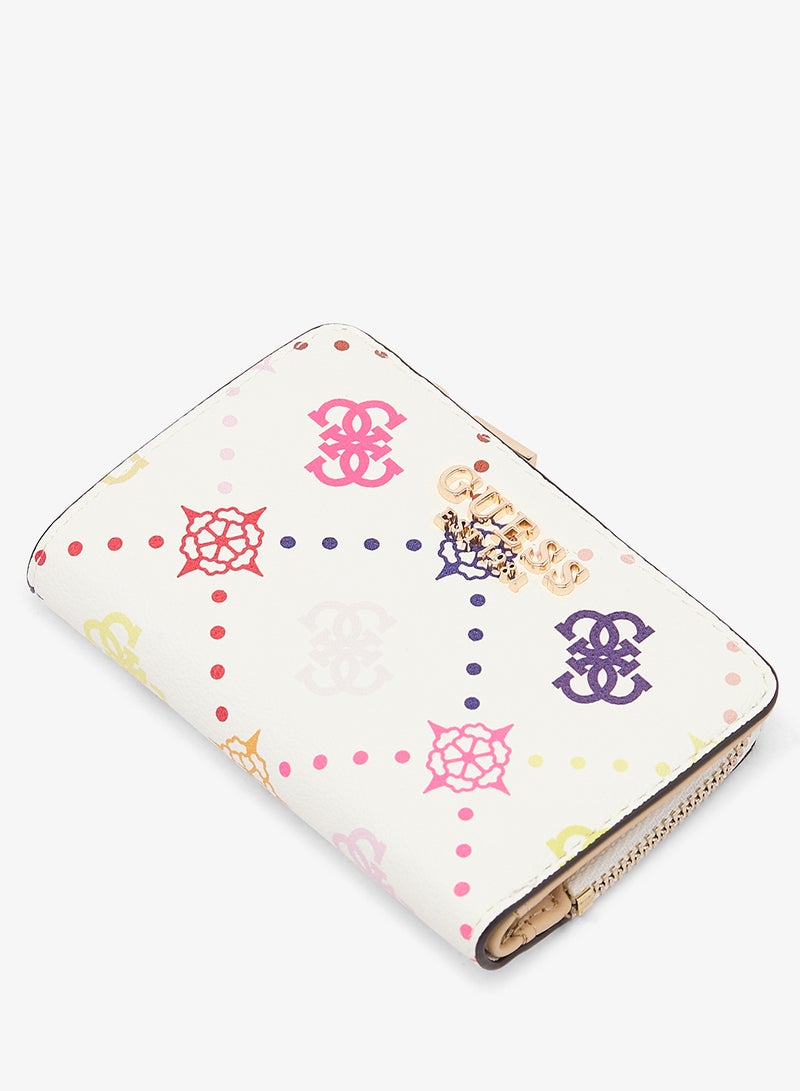 GUESS Emelie Logo Zip Around Cardholder - Image 2