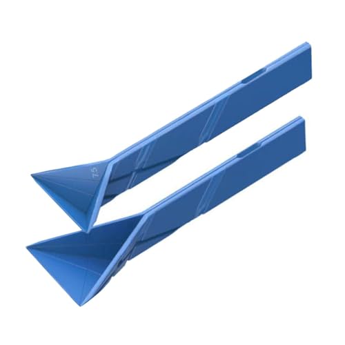 SECRET DESIRE 2 Pieces Folds Flat Measuring Spoons Multifunctional for Kitchen Baking Cook Blue|Kitchen Dining & Bar|Kitchen Tools & Gadgets|Measuring Cups & Spoons - Image 1