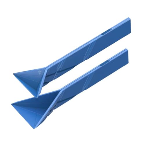 SECRET DESIRE 2 Pieces Folds Flat Measuring Spoons Multifunctional for Kitchen Baking Cook Blue|Kitchen Dining & Bar|Kitchen Tools & Gadgets|Measuring Cups & Spoons - Image 3