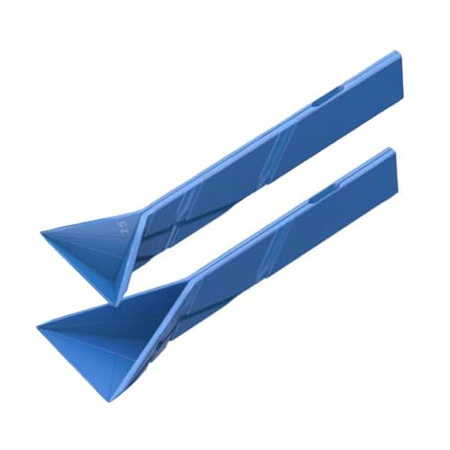 SECRET DESIRE 2 Pieces Folds Flat Measuring Spoons Multifunctional for Kitchen Baking Cook Blue|Kitchen Dining & Bar|Kitchen Tools & Gadgets|Measuring Cups & Spoons - Image 2