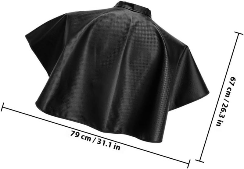 VICASKY Waterproof Hair Dye Cape 2pcs Black Salon Apron Haircut Cape for Hairstylists Barber Supplies Hair Coloring and Shampoo Use - Image 2