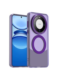 For Huawei Mate 60 Candy Magsafe PC Hybrid TPU Phone Case(Purple)