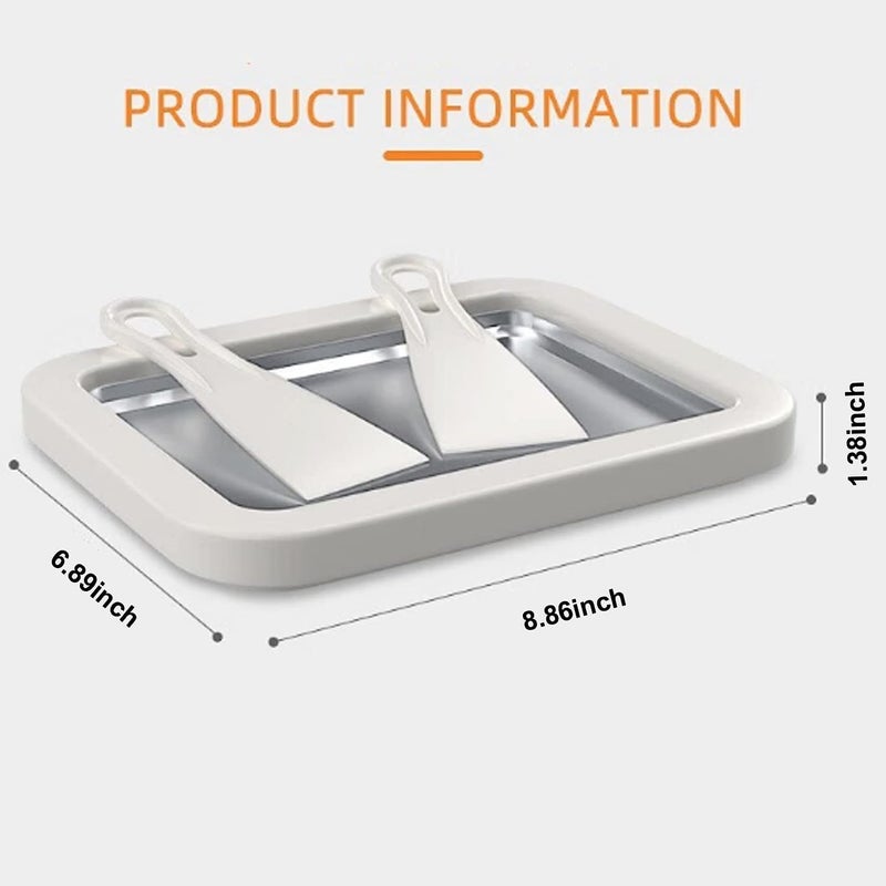 Ostin Instant Ice Cream Maker Ideal for Making Soft Serve Ice Cream Slushies Frozen Yogurt Sorbet Gelato Rolled Ice Cream for Household - Image 4