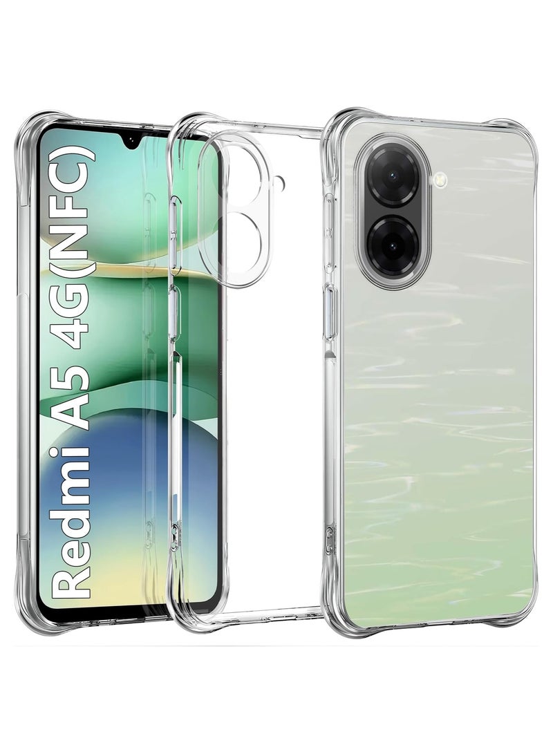 حافظة هاتف لشيومي ريدمي A5 4G / شيومي بوكو C71 4G شفافة للغاية رفيعة مضادة للخدش ومضادة للصدمات غطاء خلفي واقي من TPU - Image 1