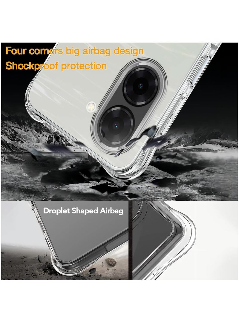 حافظة هاتف لشيومي ريدمي A5 4G / شيومي بوكو C71 4G شفافة للغاية رفيعة مضادة للخدش ومضادة للصدمات غطاء خلفي واقي من TPU - Image 2