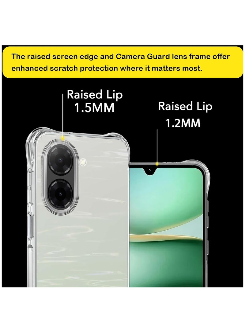 حافظة هاتف لشيومي ريدمي A5 4G / شيومي بوكو C71 4G شفافة للغاية رفيعة مضادة للخدش ومضادة للصدمات غطاء خلفي واقي من TPU - Image 3