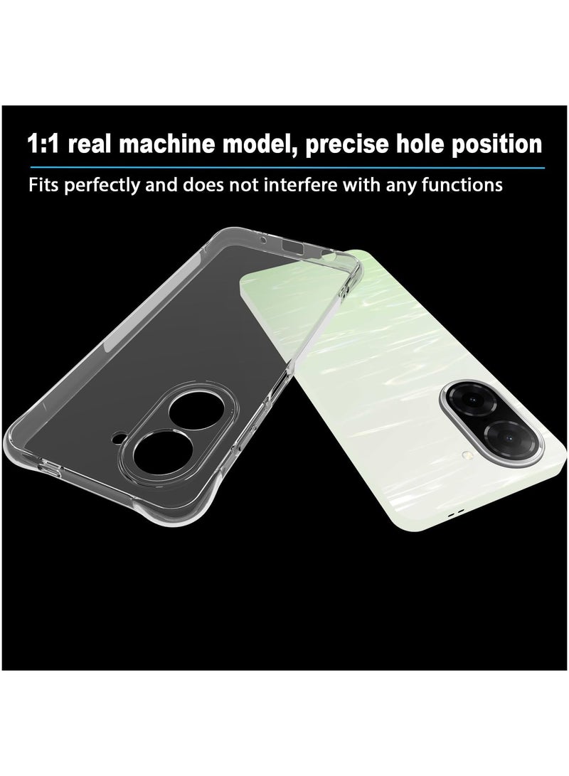 حافظة هاتف لشيومي ريدمي A5 4G / شيومي بوكو C71 4G شفافة للغاية رفيعة مضادة للخدش ومضادة للصدمات غطاء خلفي واقي من TPU - Image 5