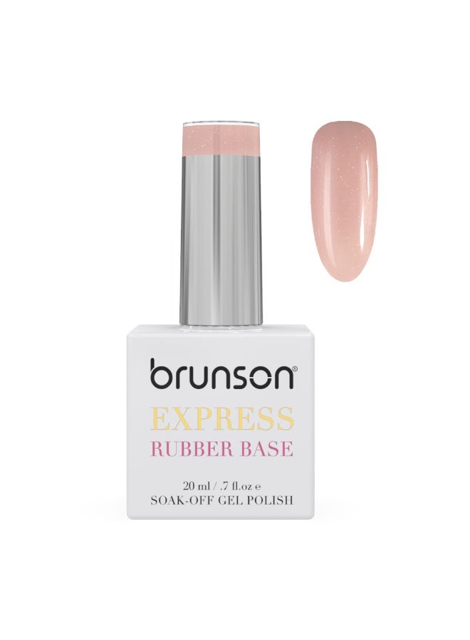 brunson Rubber Base Gel Nail Polish 20Ml - French Rubber Base Coat Long-Lasting, Durable And Chip-Resistant Nail Strengthener Gel Nail Polish Base Coat For Manicure And Pedicure