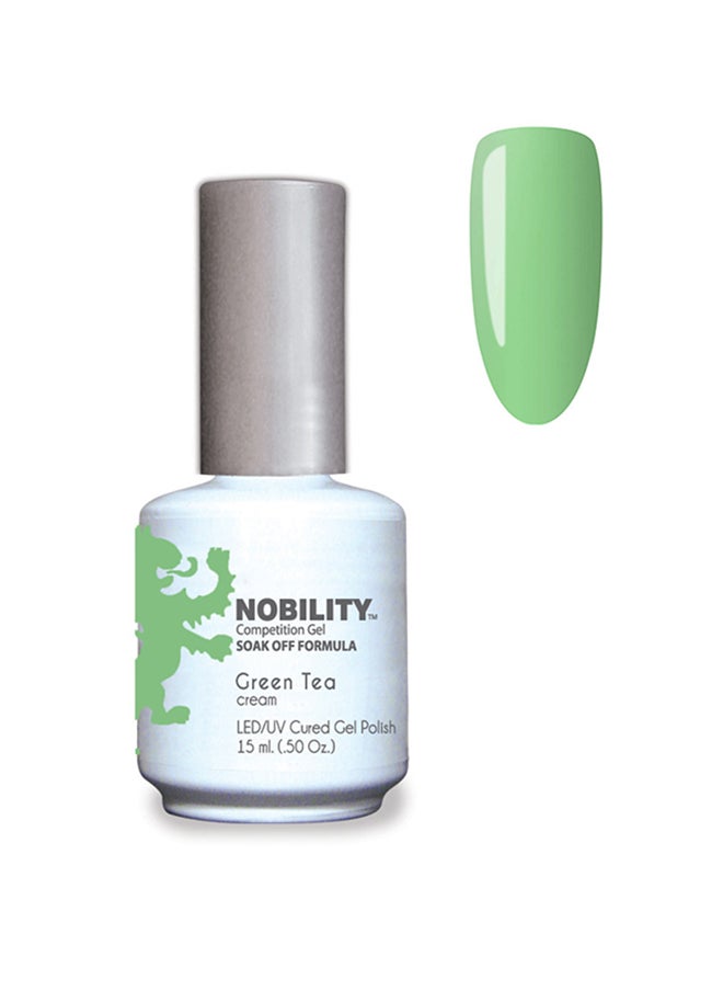 Lechat Nobility Soak Off Green Tea Color Pistachio Green Cream UV Led Cured Nail Polish 15 ml Nbgp166 