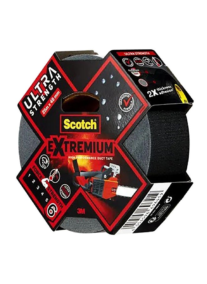 Scotch  - Ultra High Strength Extremium Duct Tape Black 25m x 48mm UU010295499 - Image 1