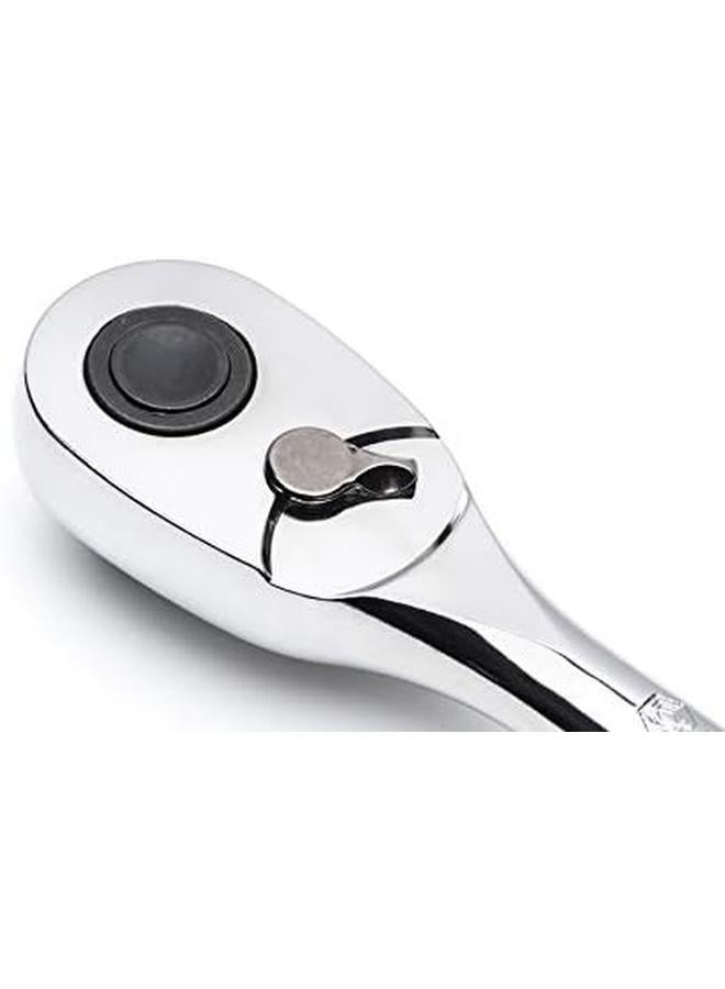 Sata 3 Piece Quick Release Ratchet Set With Teardrop Head Full Polished Chrome Solid Handle 1 4 3 8 1 2 Inch St14901U - Image 2