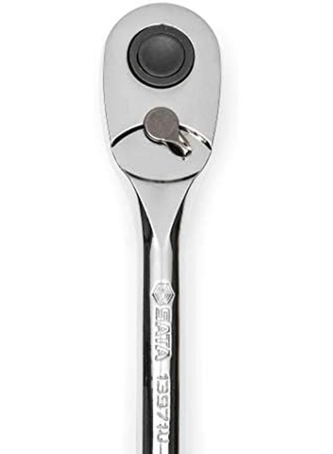 Sata 3 Piece Quick Release Ratchet Set With Teardrop Head Full Polished Chrome Solid Handle 1 4 3 8 1 2 Inch St14901U - Image 3