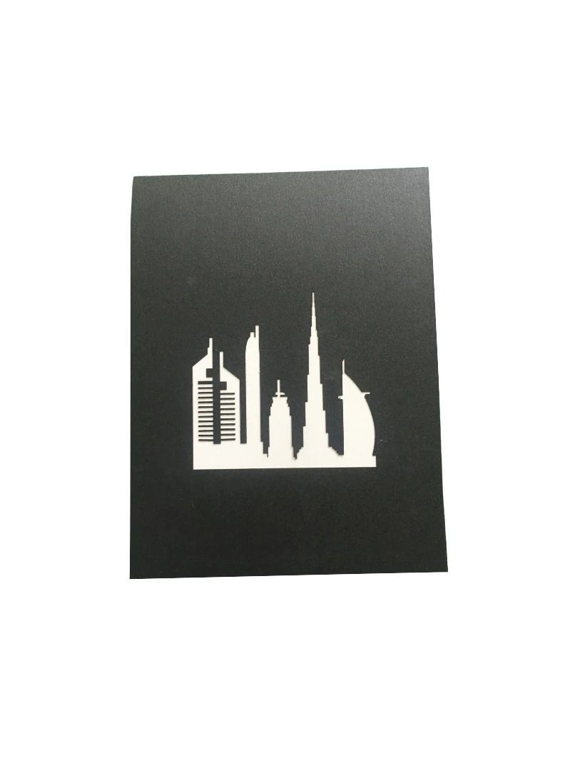 Abra Cards Dubai Skyline Pop Up Card Best Fathers Day Gift - Image 3