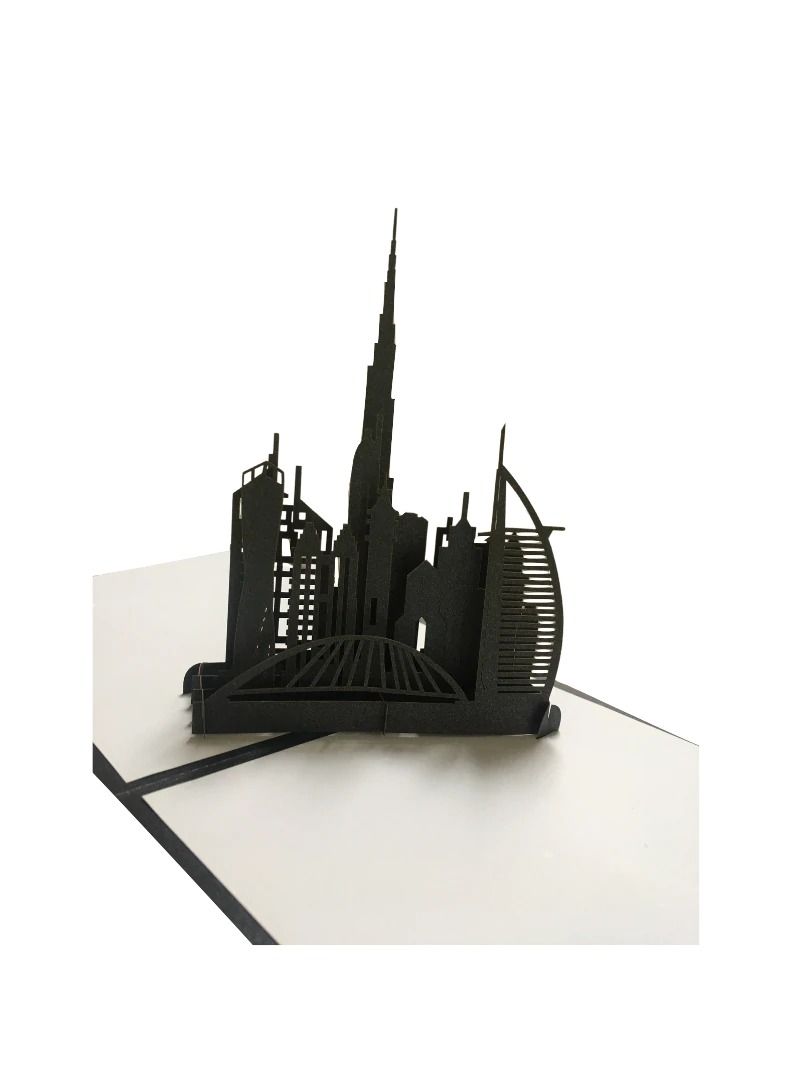 Abra Cards Dubai Skyline Pop Up Card Best Fathers Day Gift - Image 1