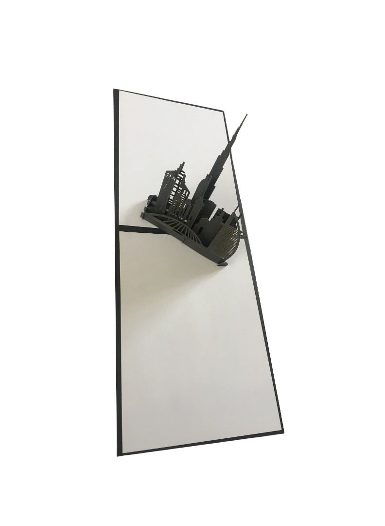 Abra Cards Dubai Skyline Pop Up Card Best Fathers Day Gift - Image 2