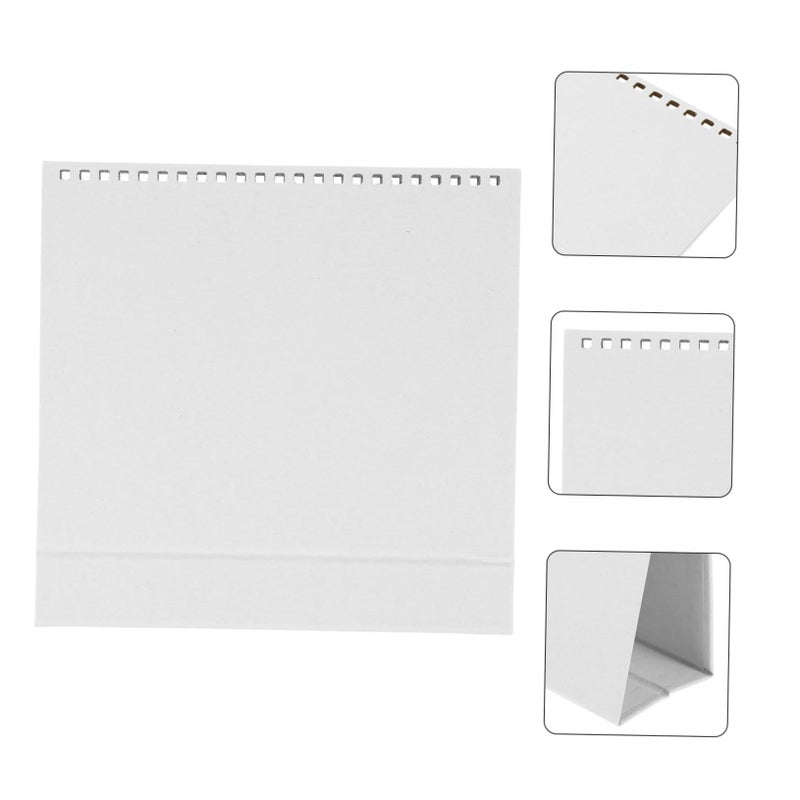 12 Iridescent Desk Calendars With Blank Bases For Diy Home Office Shelf Decor - Image 3