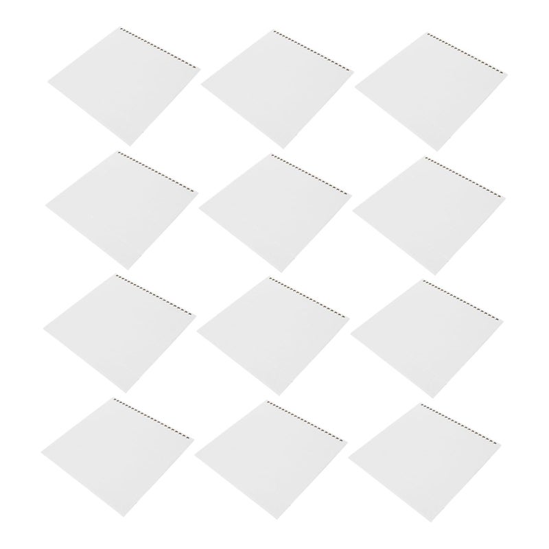 12 Iridescent Desk Calendars With Blank Bases For Diy Home Office Shelf Decor - Image 2