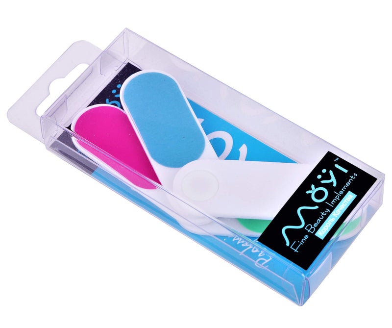MOYI™ 4 Ways Professional Finger Nail Buffer Filer Mini Manicure Pedicure Set (4 in 1) - Image 2