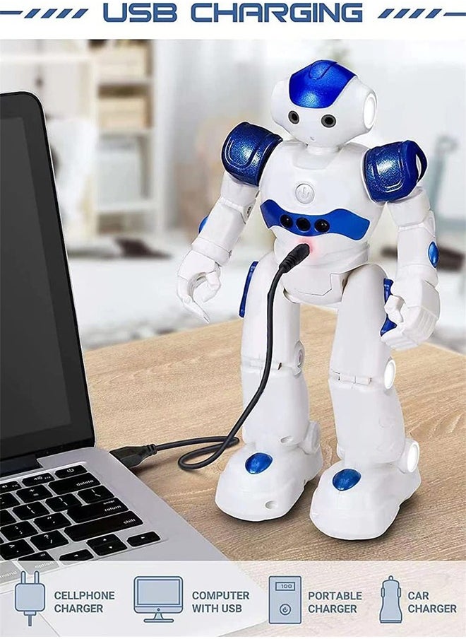 YelaJoy - Robot Toys, Intelligent Remote Control Robots for Children, Rechargeable Programmable Robots with Gestures and Sensing, Walking and Dancing Robot Toys, Gifts for Boys and Girls over 3 Years Old - Image 1
